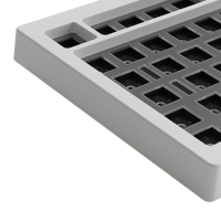 AKKO 5075B VIA ISO Kit Barebone blanc Kit clavier de jeu multimode avec bouton