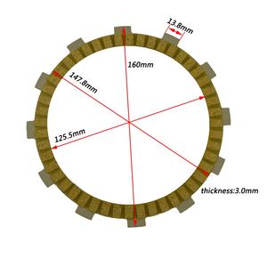 Pièces de moto Plaque d'embrayage pour <span class=keywords><strong>KTM</strong></span> <span class=keywords><strong>690</strong></span> <span class=keywords><strong>SM</strong></span> SMR 690SM SMC <span class=keywords><strong>SM</strong></span>-LE Édition limitée Enduro Dake - Product Image 2