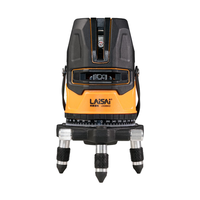 Niveau laser 5 lignes horizontal et vertical manuel Laisai LSG 686SPD 360 degrés, niveau rotatif vert, précision +/-1mm/5m, garantie 1 an