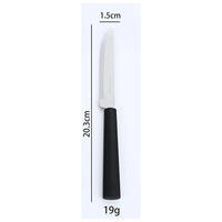 Couteau à dîner en acier inoxydable sans BPA, ensemble de couteaux à steak tranchants avec manche en PP, couteau de table pour hôtel, restaurant, couverts en vrac