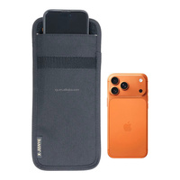 Sac de blindage complet pour téléphone portable Faraday, housse universelle d'isolation, anti-radiation, anti-poseurionnage GPS, porte-cartes