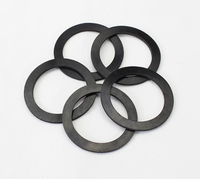 PA66 Black Flat Washer DIN988 M2-M20 M4 Compatible 4mm Thickness