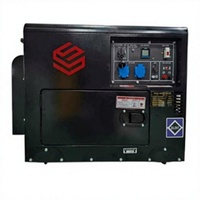 Geräuscharmer Tragbarer Stromerzeuger Elektrischer Dieselgenerator 5KVA 8KVA 10KVA 12KVA 15KVA 20KVA Generator Optional mit ATS