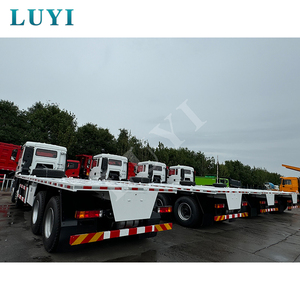 شاحنة شاكمان M3000S 8x4 ذات سطح مسطح بحمولة 25 طن للخدمات اللوجستية ونقل الحاويات، شاحنة ذات سطح مسطح للبيع - Product Image 3