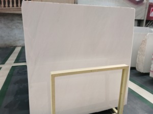 고급 고급 프로젝트를위한 회색 질감 슬래브 타일이있는 새로운 흰색 천연 흰색 대리석 - Product Image 4