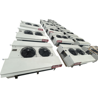 Réfrigérateur d'évaporateur de stockage à froid de refroidissement par air à décharge double Hejia