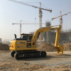 รถขุดตีนตะขาบ Komatsu PC110 มือสอง ขนาด 11 ตัน กำลัง 66 กิโลวัตต์ สำหรับงานก่อสร้างและเหมืองแร่ รถขุด Komatsu มือสองจากญี่ปุ่น - Product Image 1