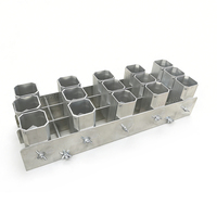 Prix usine 2026 Supports de présentation pyrotechniques en aluminium pour mortiers de feux d'artifice à tir unique de 2 pouces et 15 coups