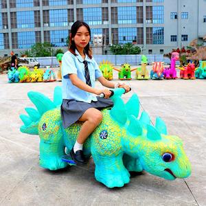 Équipement d'animation réaliste pour enfants : Dinosaures à chevaucher pour centres commerciaux et parcs d'attractions - Product Image 1