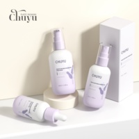 Flacon cylindrique pour lotion 50ml 75ml 100ml, emballage cosmétique pour soins de la peau, huile essentielle pour cheveux et visage, sérum vide en PET, couleur personnalisée