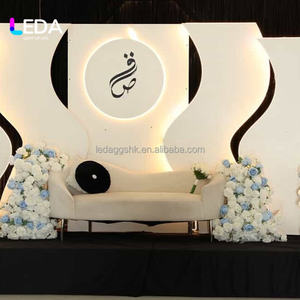 ฉากหลังงานแต่งงานอะคริลิค LEDA พร้อมไฟ LED ตกแต่งเวทีงานแต่งงาน ตกแต่งห้องจัดเลี้ยงสำหรับงานอีเว้นท์ - Product Image 2