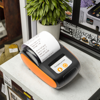 Goojprt PT-210 Printer termal portabel Mini, Printer kode batang 58mm dengan baterai murah penggunaan HP Android