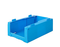 Fabricant personnalisé Offre Spéciale boîte de cueillette empilable pour vêtements stockage en entrepôt boîte de cueillette pliable en plastique PP ondulé bac