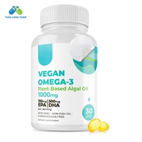 Labels privés Algues Omega-3 EPA DHA Gélules avec Soutien Coeur Cerveau Articulation Algues Brutes Capsules Suppléments
