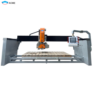 Scie à pont CNC industrielle 5 axes pour la découpe de pierre avec moteur et commande PLC pour granit et marbre 11KW 380V - Product Image 5