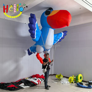 Evento temático callejero, disfraz de pájaro inflable, marioneta de <span class=keywords><strong>loro</strong></span> para actuación de desfile - Product Image 1