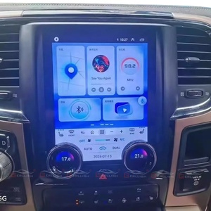 Pour Dodge Ram 4 IV DJ <span class=keywords><strong>DS</strong></span> 2013 - 2019 pour Tesla Style écran autoradio multimédia lecteur vidéo Navigation GPS Android - Product Image 3
