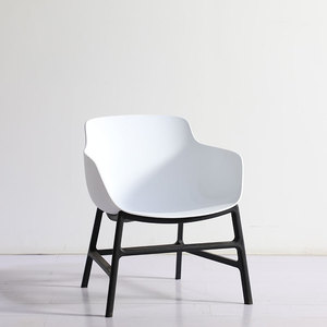Fauteuil simple moderne et minimaliste, rembourré en mousse, style scandinave, pour salon - Product Image 2