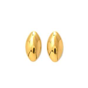 Fashion Geometric Classic Stud <b>Earrings</b> 316L Stainless Steel PVD Gold Plating Sustainable Resistant - Product Image 1