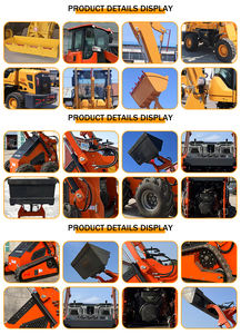 Gratis pengiriman 2.6 Ton 3 Ton Wheel Hoe <span class=keywords><strong>Loader</strong></span> Mini pemuat artikulasi - Product Image 5