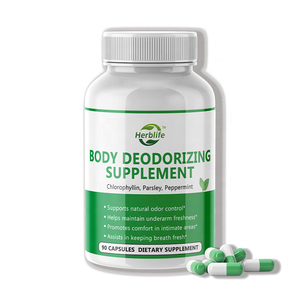 Haccp OEM ODM Body Deodorizing <b>Supplement</b> for Internal Odor Control, Fresh Breath, and Digestive Support - Product Image 1