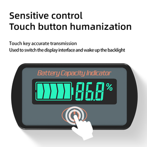 12V 24V 36V 48V kỹ thuật số axit chì pin lithium Màn hình chỉ số công suất <span class=keywords><strong>Tester</strong></span> Meter 3S-15S BW-LY7B - Product Image 5