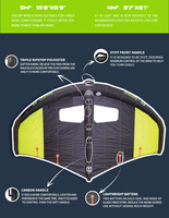 2026 usine océan Sports nautiques point de goutte unisexe Surf gonflable Hydro feuille ensemble cerf-volant aile hydroptère conseil