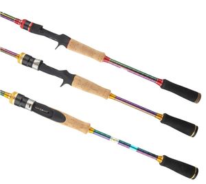 Anillo de guía de cerámica de calidad, caña de pescar de fundición larga ML/XH, poste de carbono, 5-35g, peso del señuelo, mango de madera, Pesca roja - Product Image 3