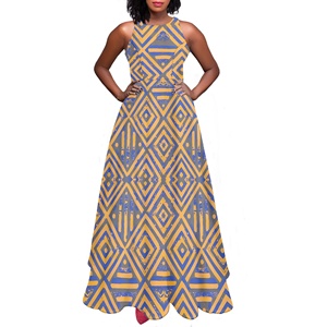 <span class=keywords><strong>Abito</strong></span> Estivo Elegante <span class=keywords><strong>Rosa</strong></span> Trendy Senza Maniche con Motivo Hawaiano per Donne, Stampa Personalizzata su Richiesta, Abbigliamento Estivo di Lusso per Donne - Product Image 3