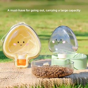Botella de Agua Portátil para Mascotas <span class=keywords><strong>con</strong></span> Doble Recipiente - Antiderrames, Plegable y Fácil de Limpiar - Product Image 3