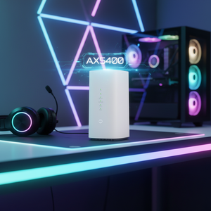 Megatower vonr เราเตอร์ AX5400 HYBRID WiFi 6โมเด็ม VPN Dual Band 4804 Mbps (<span class=keywords><strong>5</strong></span> <span class=keywords><strong>GHz</strong></span>) 3พอร์ต LAN - Product Image 1