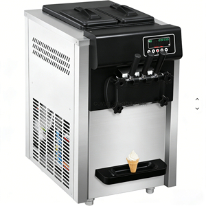 Máquina de Helado Suave de Tres Sabores, Acero Inoxidable, Diseño Inteligente Comercial Internacional para Tiendas de Conveniencia y Cafeterías - Product Image 3