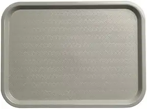 SHUNYUE Customize Food Service Products CT121623 Cafe Standard Cafeteria / Fast Food Tray 12" X 16" Gray