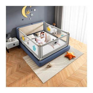 Barrière <span class=keywords><strong>de</strong></span> lit pour bébé réglable anti-collision barrière <span class=keywords><strong>de</strong></span> lit pour enfants barrière <span class=keywords><strong>de</strong></span> protection <span class=keywords><strong>de</strong></span> lit en baie souple générale - Product Image 2