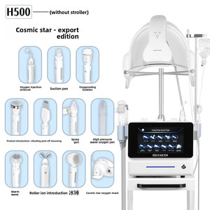 Appareil multifonctionnel de nettoyage des pores du visage, de rajeunissement de la peau et de dermabrasion à jet d'oxygène H2O2 Aqua Peel - Product Image 6