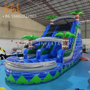 Tobogán de agua inflable para piscina, juguetes hinchables para piscina de 16 pies, 18 pies, 20 pies y 23 pies