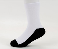 Chaussettes blanches pour enfants printemps automne avec bas noir Chaussettes sport en coton pour étudiants