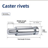 Rivets cylindriques solides galvanisés de précision, directement de l'usine, en stock – Fixations mécaniques