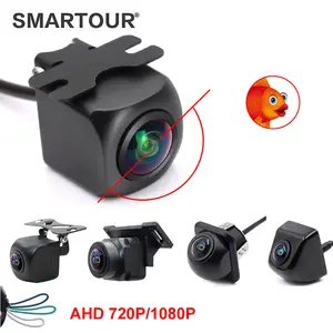 Smartour AHD 1080P/720P Vehicle Rear View Camera Car Reverse Black HD Night Vision Universal Parking Rear Camera