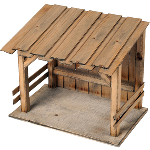 ZICOM Alemania Establo de Natividad 22x13x19cm Figura y Juguete Navideño para Figuras de 9-11cm (9069-S020-10) - Product Image 1