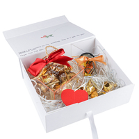 Boîtes cadeaux d'invitation en carton magnétique de luxe avec logo personnalisé Souvenirs de mariage de demoiselle d'honneur en papier d'art pour les invités