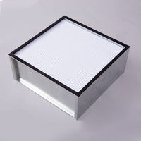 Filter Panel Fiberglass HEPA H13 H14 Ukuran Khusus untuk Cleanroom Rumah Sakit, Laminar Flow Hood, Sistem HVAC 176F