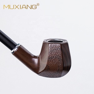 High Quality Long <strong>Stem</strong> Bent Tobacco <strong>Pipe</strong> Handmade Bakelite Resin Smoking <strong>Pipe</strong> - Product Image 3