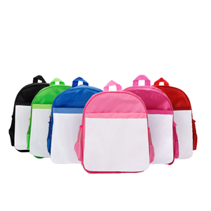 Children Custom School Backpack Sequin Print Sublimation Blanks for Dye DIY Christmas Gift SUBLANK Brand Zipper Closure Interior