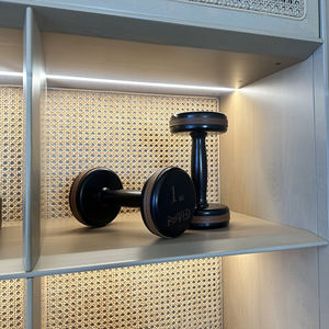 1 Paio di Manubri in Legno di Alta Qualità e Resistenti da 1 KG - Attrezzatura per Allenamento di Forza per Braccia e Gambe - Sicuri per l'Allenamento di Forza - Product Image 3