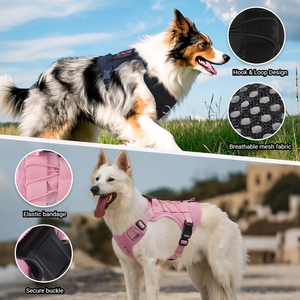 Harnais tactique respirant pour chien de taille moyenne à grande, harnais d'entraînement pour animaux de compagnie en Oxford durable, pour la randonnée en plein air, <span class=keywords><strong>gilet</strong></span> <span class=keywords><strong>K9</strong></span> - Product Image 1