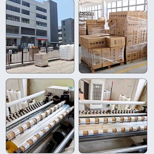 Pe Takeaway Wrap Film 5Cm Self Adhesive Protective Film For Wire Bonding Small Roll Packaging Film Food Grade Transparent - Product Image 3