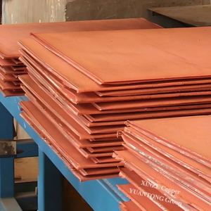 Quick Dilivery 99.99% Pure 10mm Thickness <b>Copper</b> Plate Sheet Grade a <b>Copper</b> Cathode 99 9 - Product Image 5