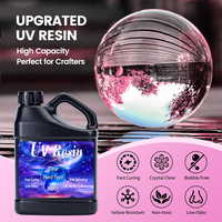 Résine UV à durcissement rapide ultraviolet ensemble de résine époxy colle à cristal de Type dur pour le travail du bois et Kit de bijoux