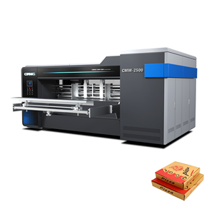 CMW250e8-impresora Digital de inyección de tinta, caja de cartón corrugada para Pizza inteligente